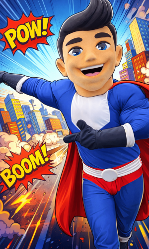 Lej en maskot til event Fantastiske Frank