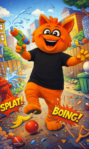 Lej en maskot til dit event Goodie